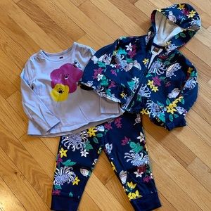 Tea Collection Matching Sweatshirt Set